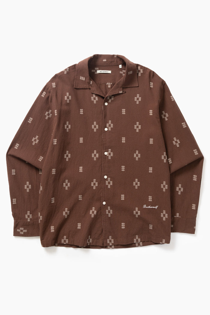 Brotherwolf - Kelp Long Sleeve Shirt - Brown