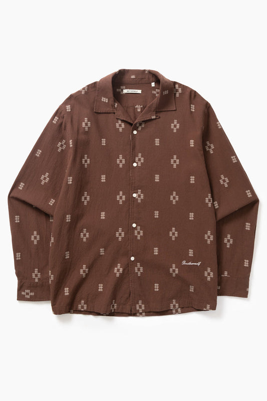 Brotherwolf - Kelp Long Sleeve Shirt - Brown
