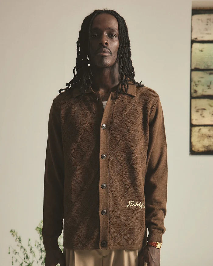 Brotherwolf - Kelp Long Sleeve Shirt - Brown