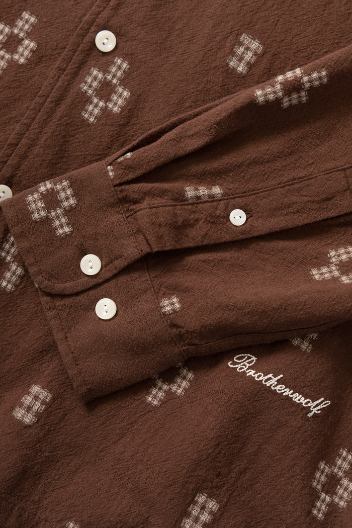Brotherwolf - Kelp Long Sleeve Shirt - Brown