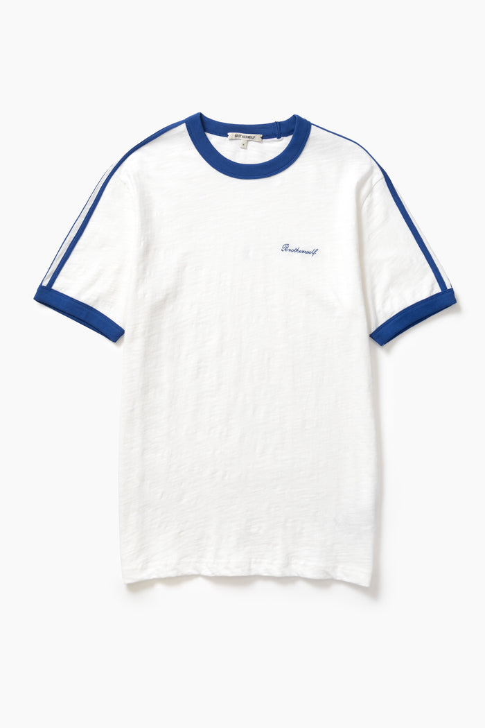Brotherwolf - Ringer Tee - White