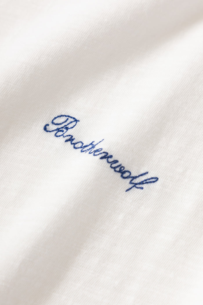Brotherwolf - Ringer Tee - White