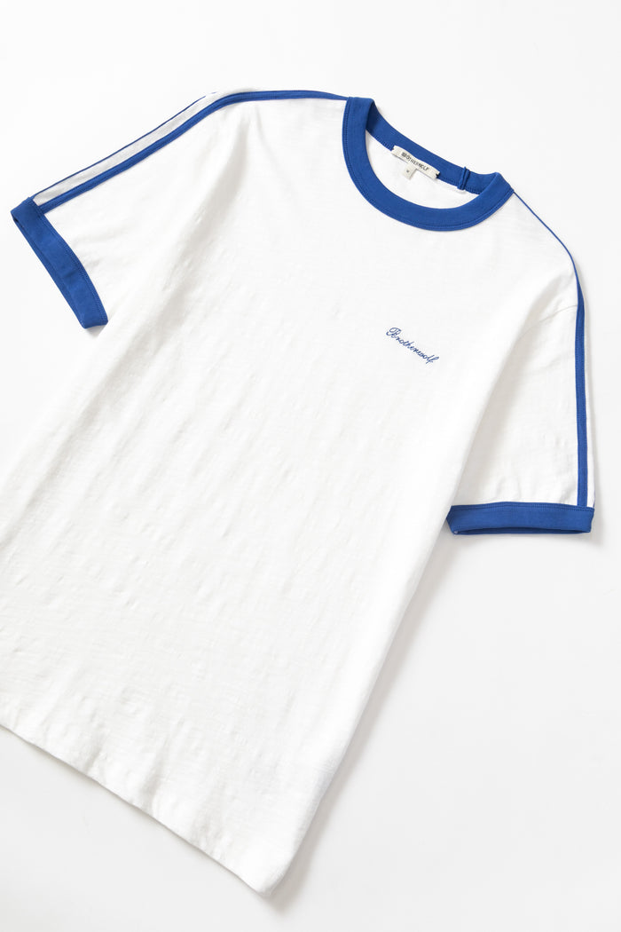 Brotherwolf - Ringer Tee - White