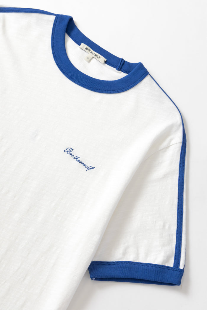 Brotherwolf - Ringer Tee - White