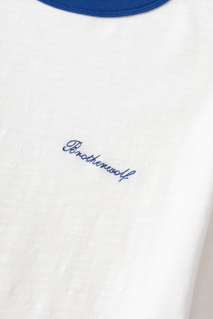 Brotherwolf - Ringer Tee - White