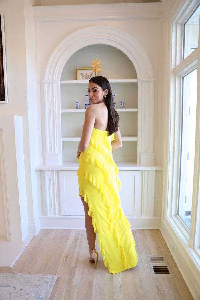 Bryce Dress - Vivid Yellow