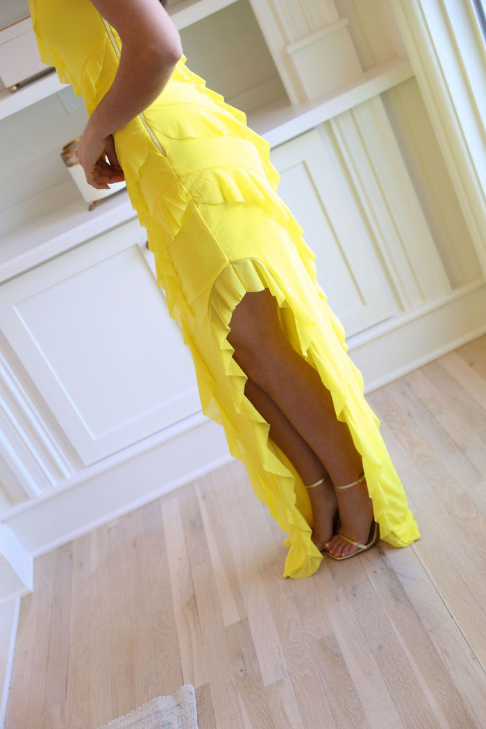 Bryce Dress - Vivid Yellow