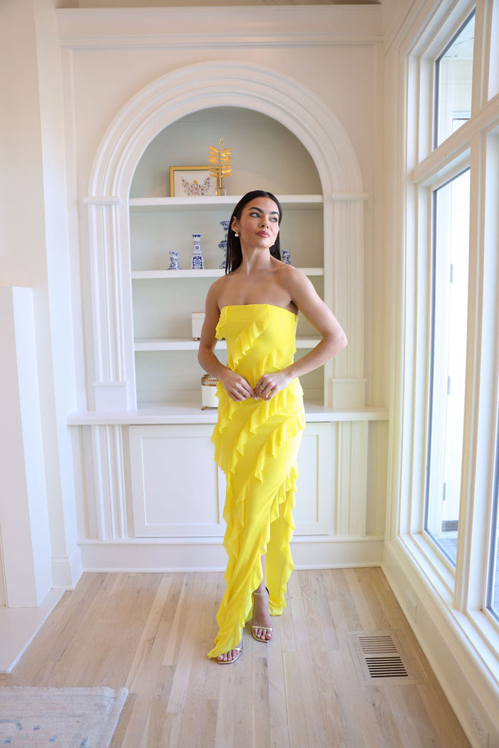 Bryce Dress - Vivid Yellow
