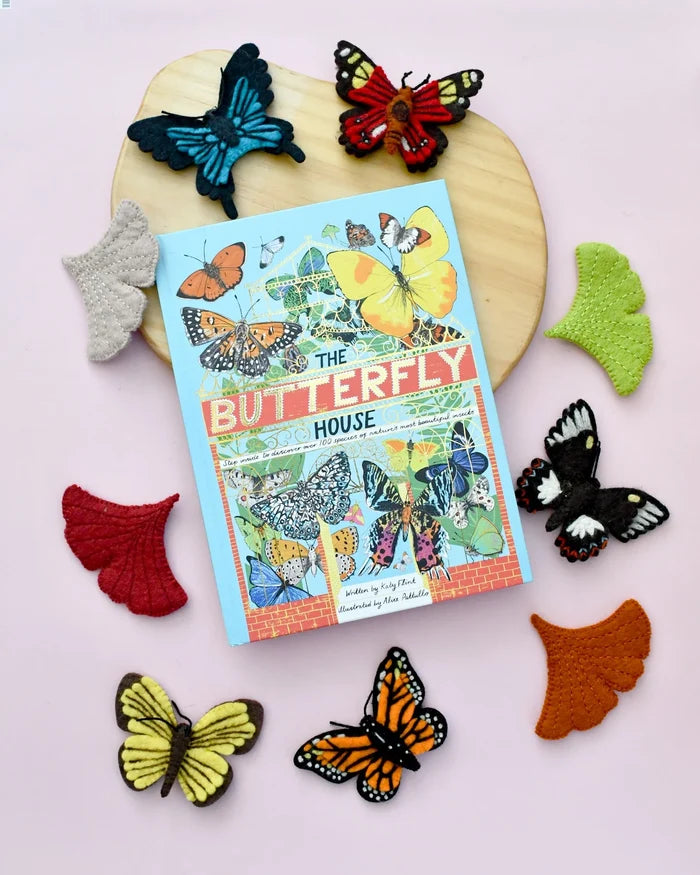 Butterflies Felt Finger Puppet Set