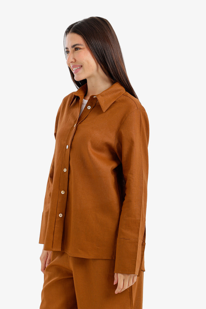 Button-Down Lounge Shirt