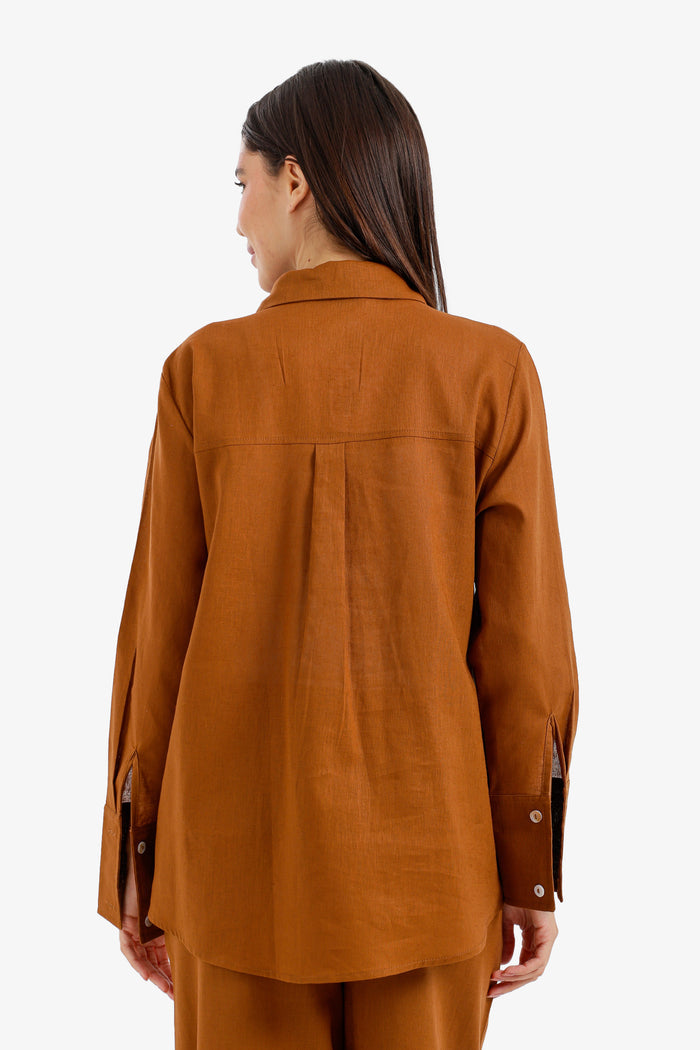 Button-Down Lounge Shirt