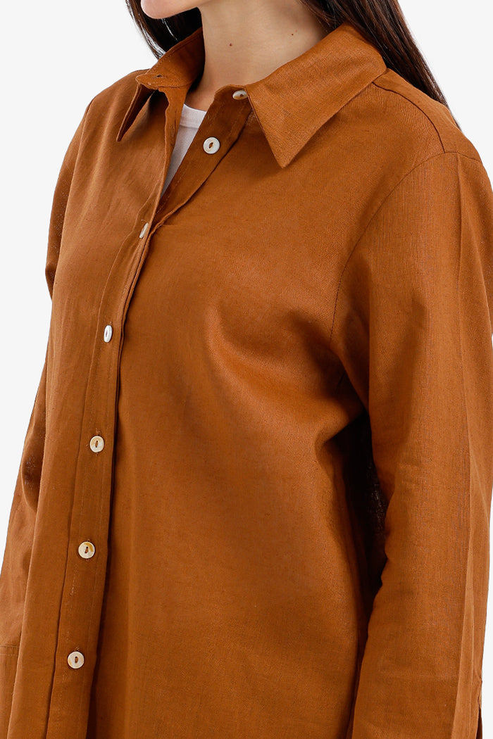 Button-Down Lounge Shirt