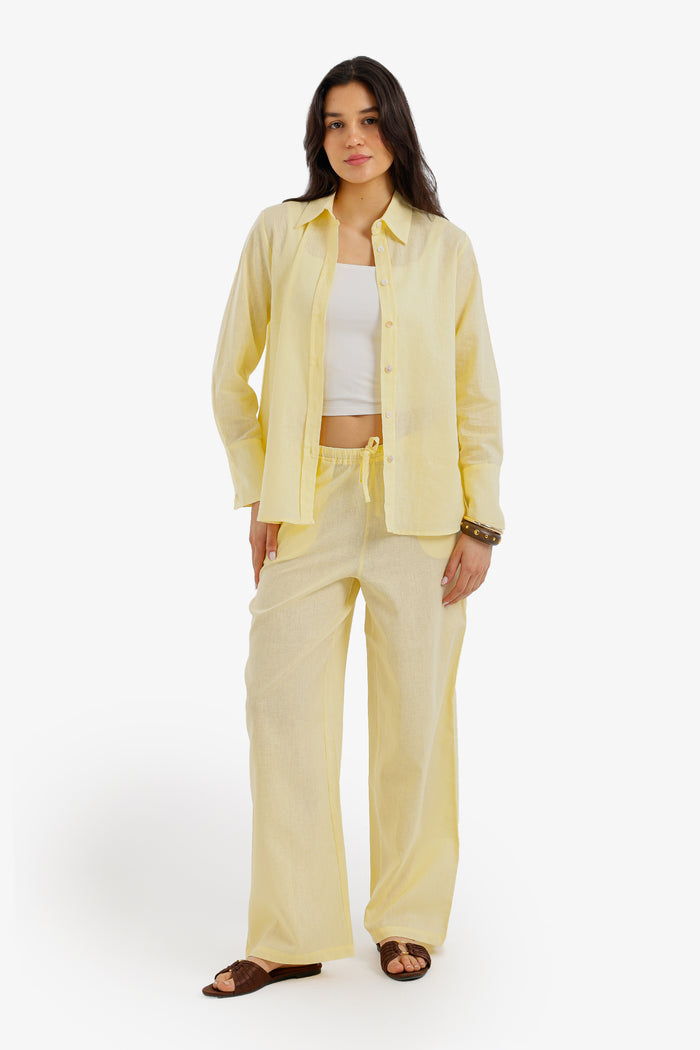 Button-Down Lounge Shirt