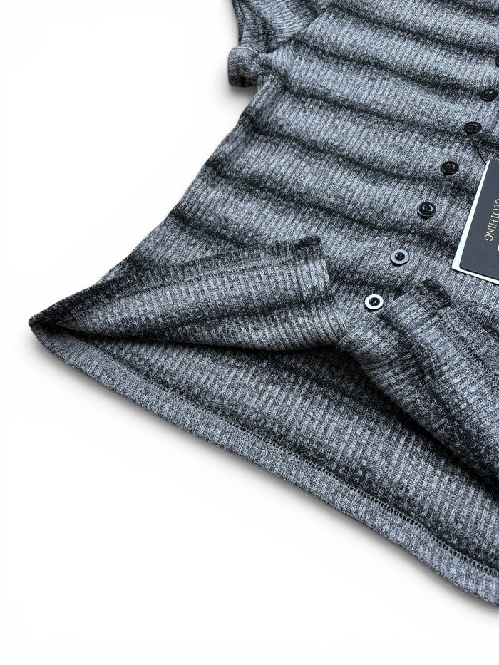 Button Up Ribbed Top