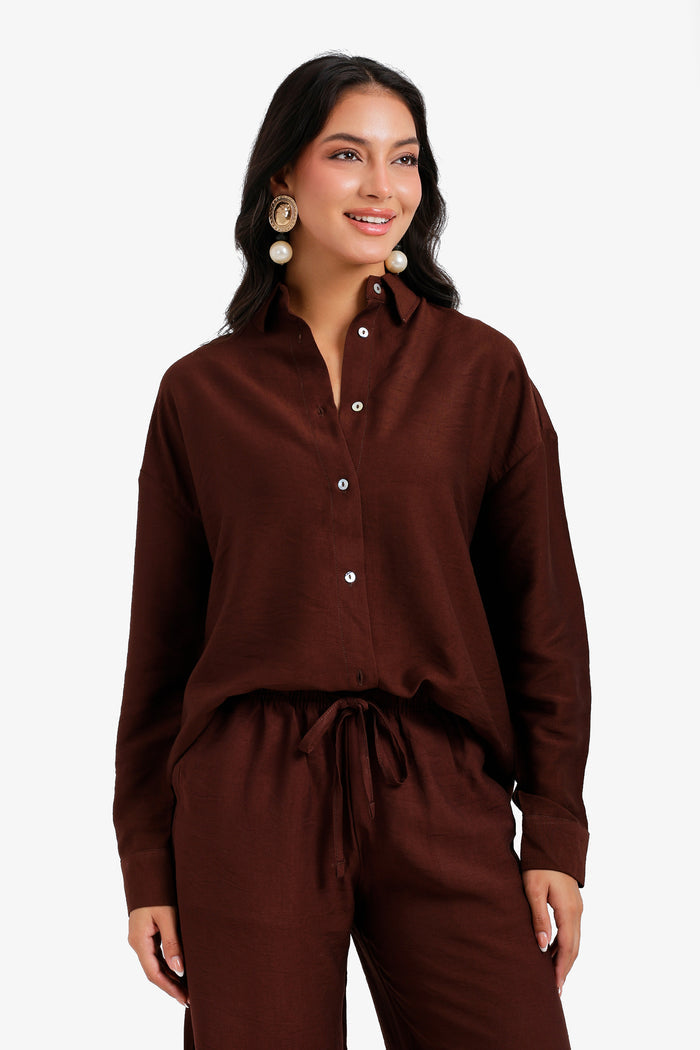 Buttoned Beach Shirt
