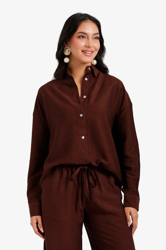 Buttoned Beach Shirt