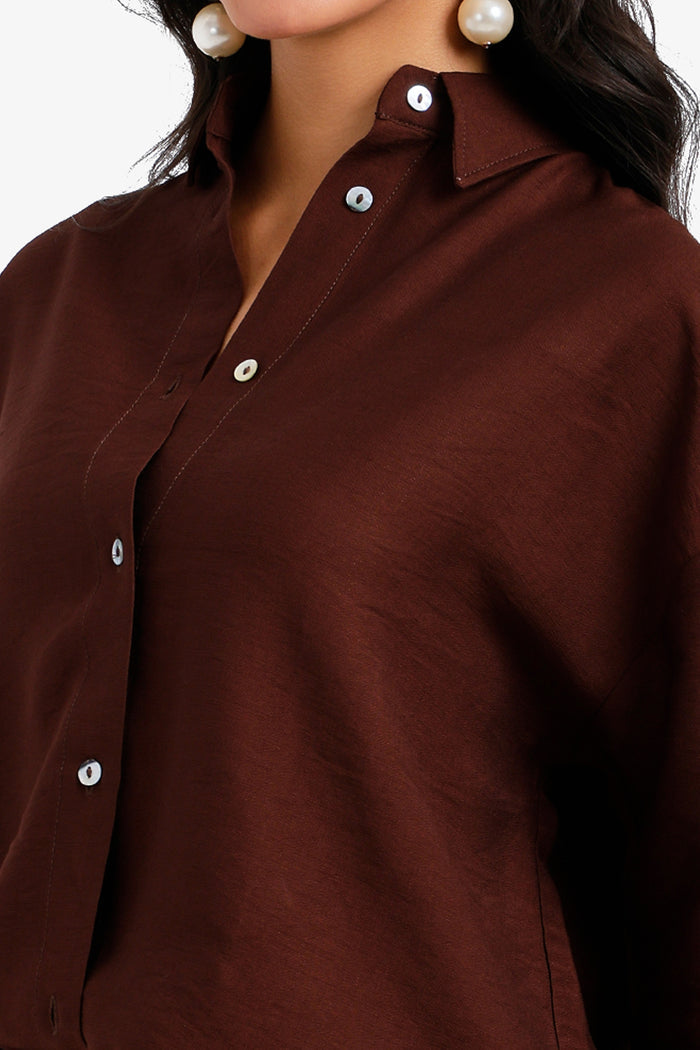 Buttoned Beach Shirt