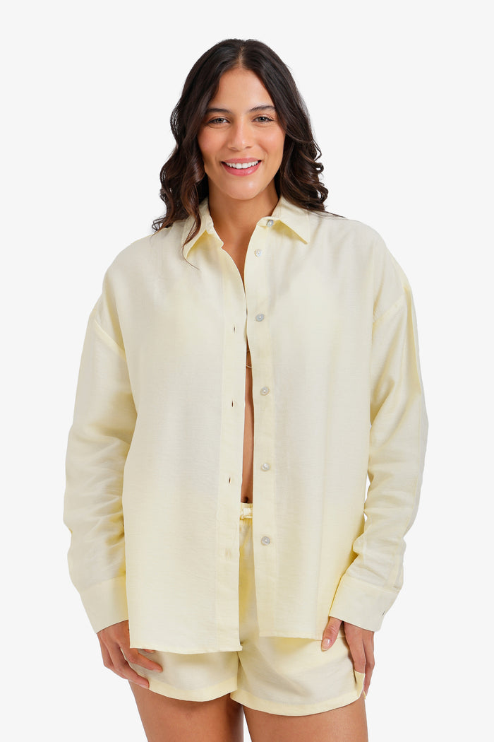 Buttoned Beach Shirt