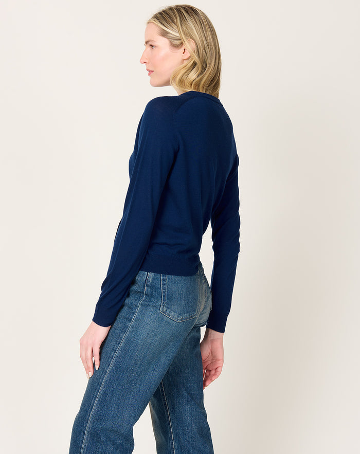 Demylee Caraline Cardigan in Baltic Blue