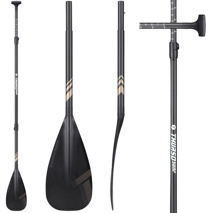 Carbon Fiber 3-Piece Adjustable SUP Paddle