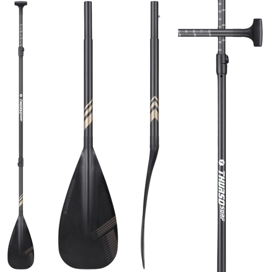 Carbon Fiber 3-Piece Adjustable SUP Paddle