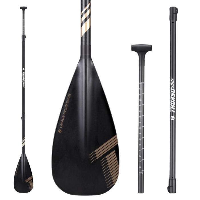 Carbon Fiber 3-Piece Adjustable SUP Paddle