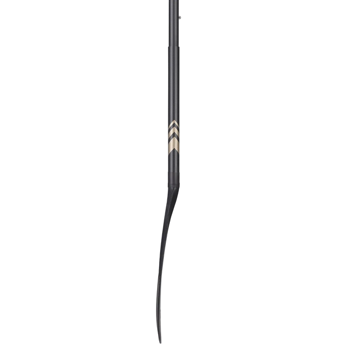Black blade on a white background