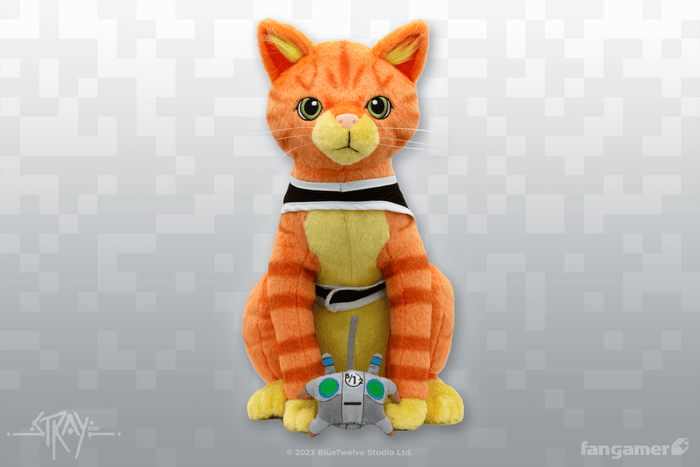 Cat and B-12 Plush Set