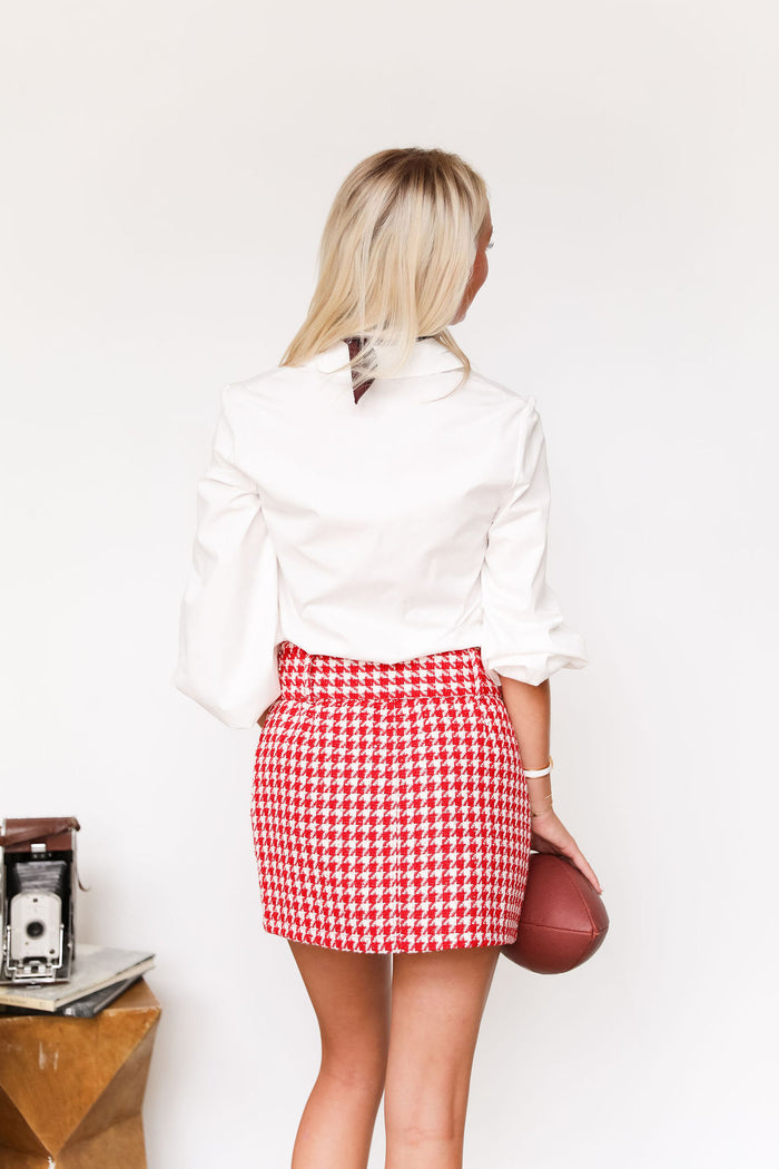 Chandler Skirt - Red Check