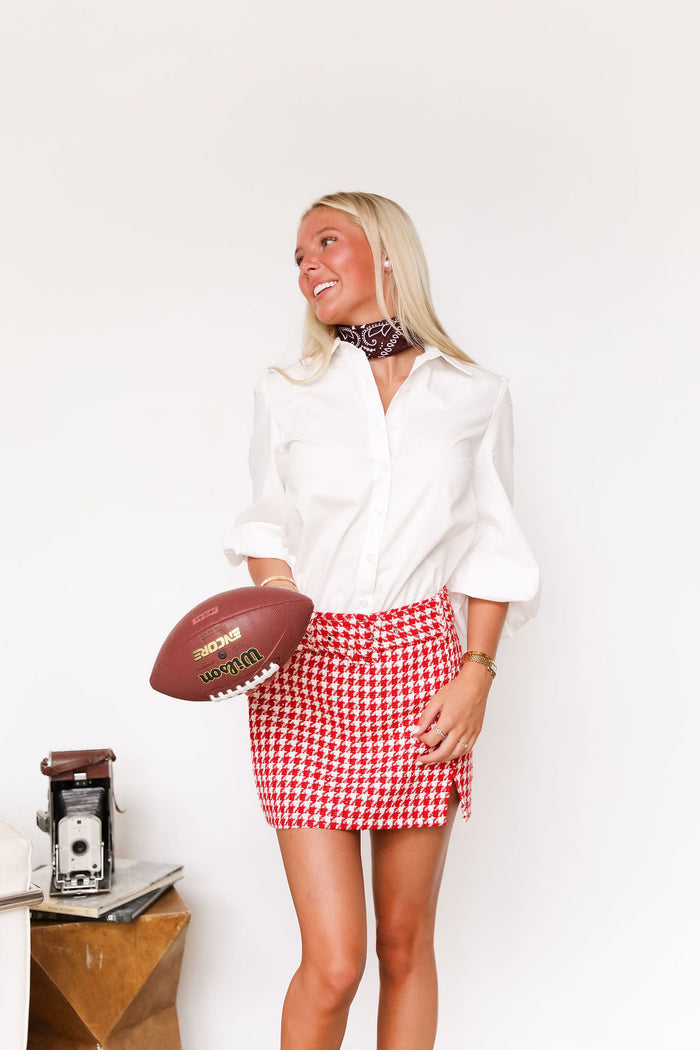 Chandler Skirt - Red Check