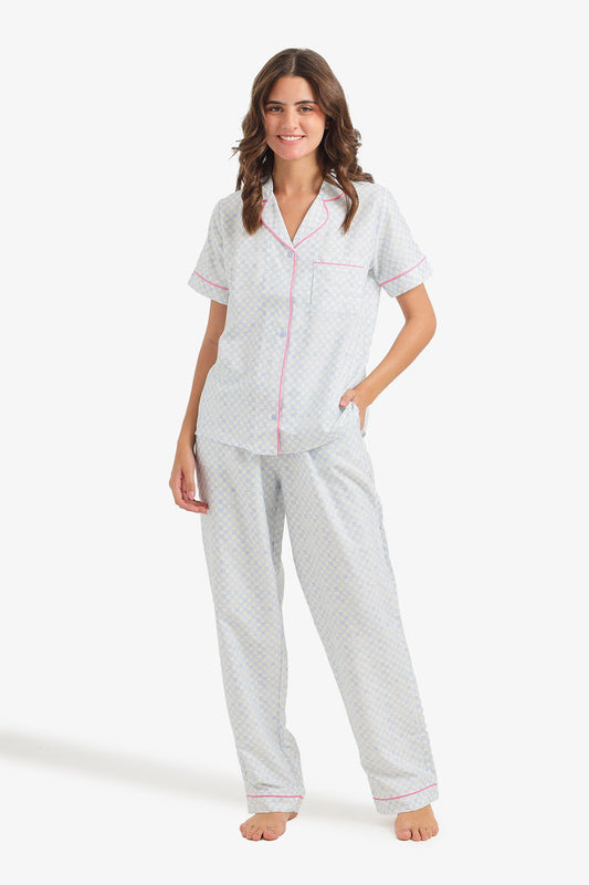 Checkered Classic Pyjama Set