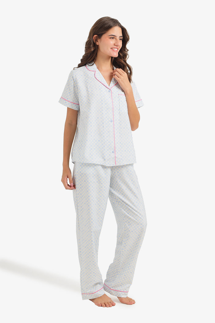 Checkered Classic Pyjama Set