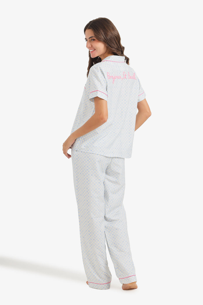 Checkered Classic Pyjama Set