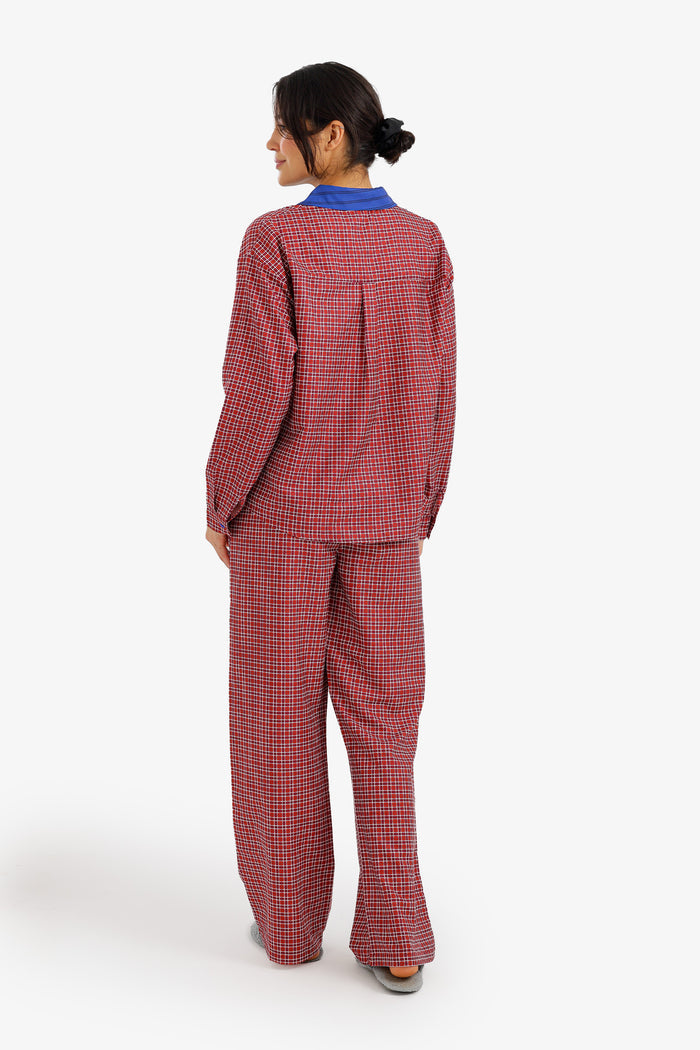Checkered Relaxed Pyjama Set