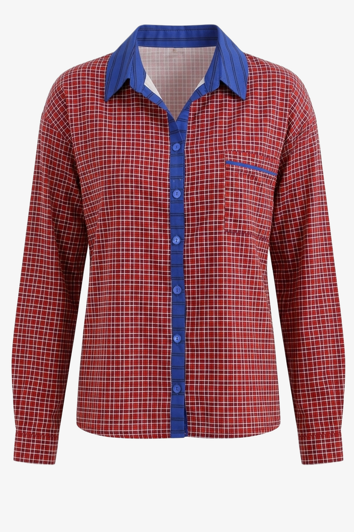 Checkered Relaxed Pyjama Set