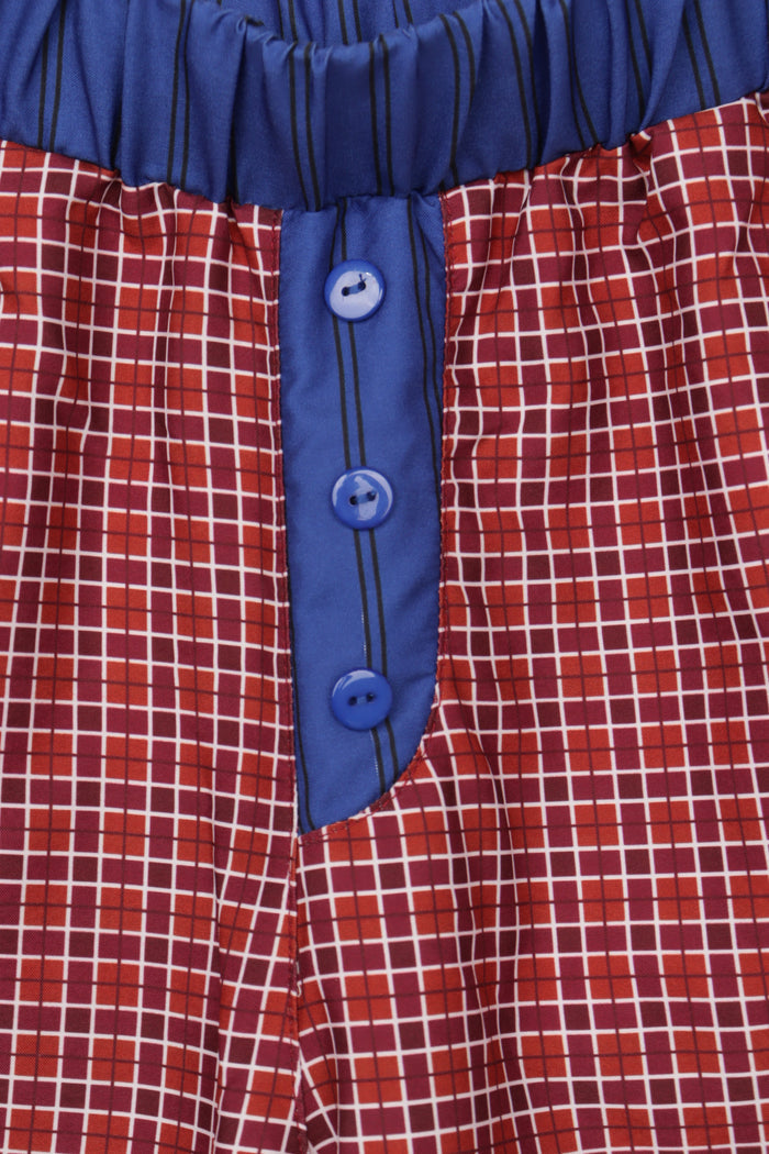Checkered Relaxed Pyjama Set