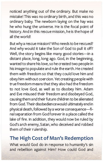 Christmas: Phase One of God’s Great Rescue Mission