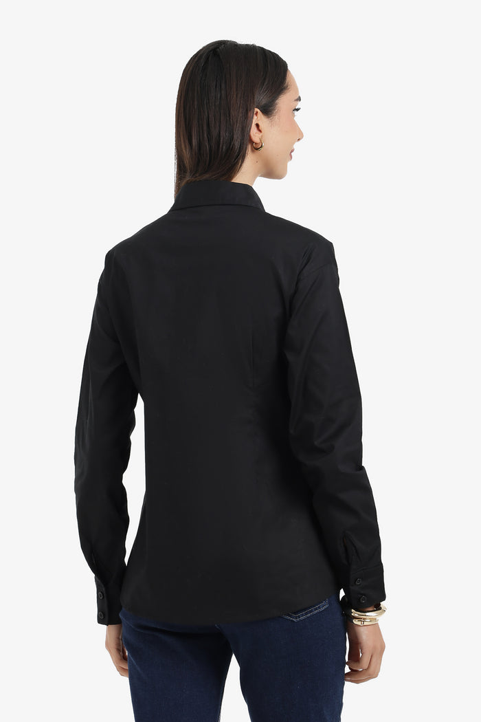 Cinched Side-Tie Shirt