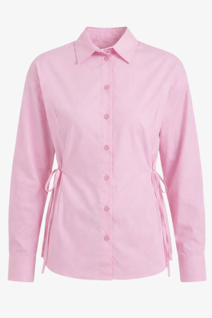Cinched Side-Tie Shirt