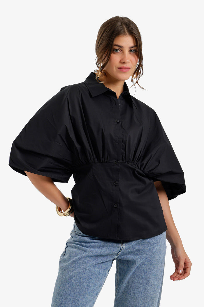Black / S-M / Poplin