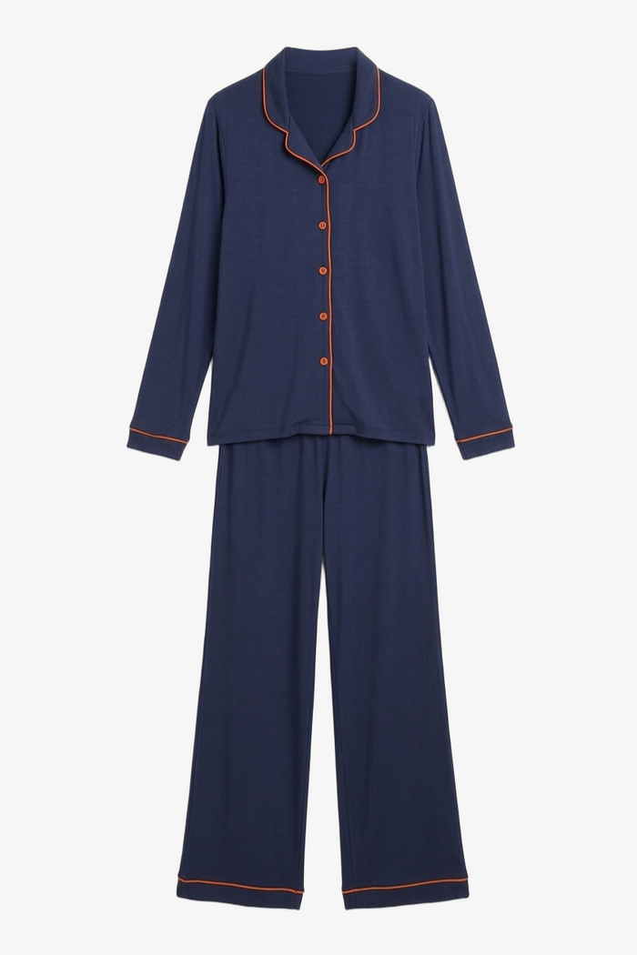 Classic Piped Pyjama Set