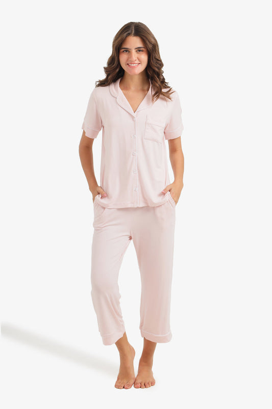 Classic Piping Pyjama Set
