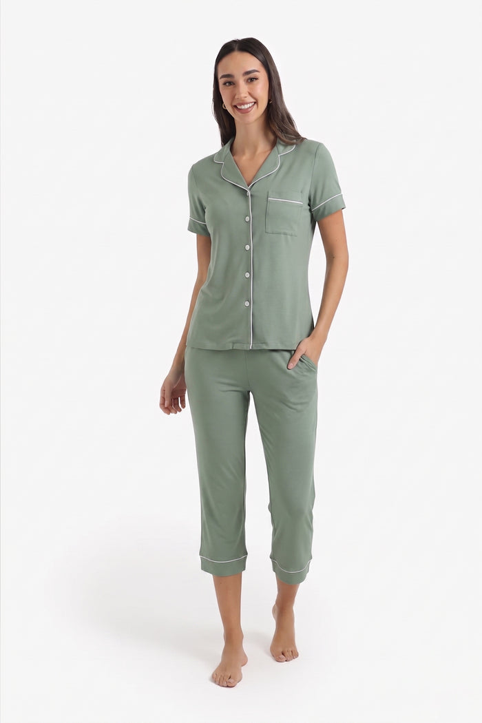 Classic Piping Pyjama Set