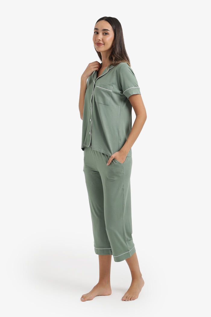 Classic Piping Pyjama Set