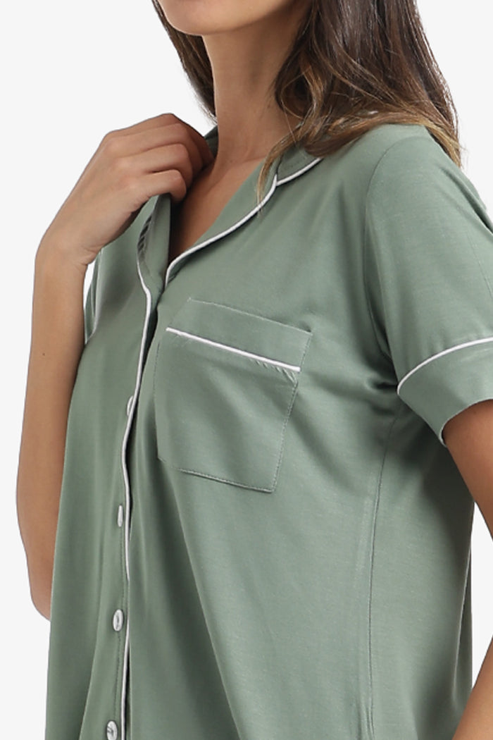 Classic Piping Pyjama Set