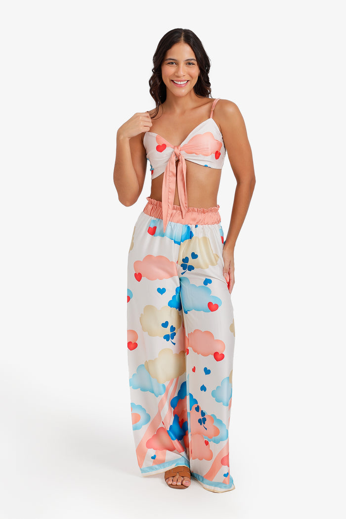 Cloud Print 3-Piece Pyjama