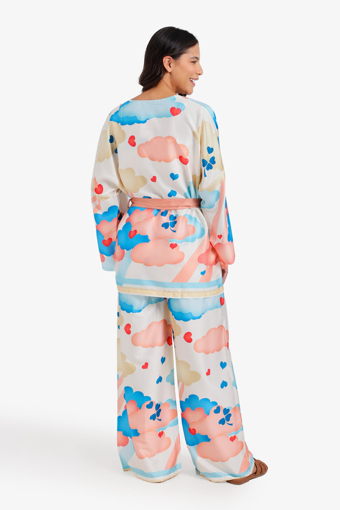Cloud Print 3-Piece Pyjama