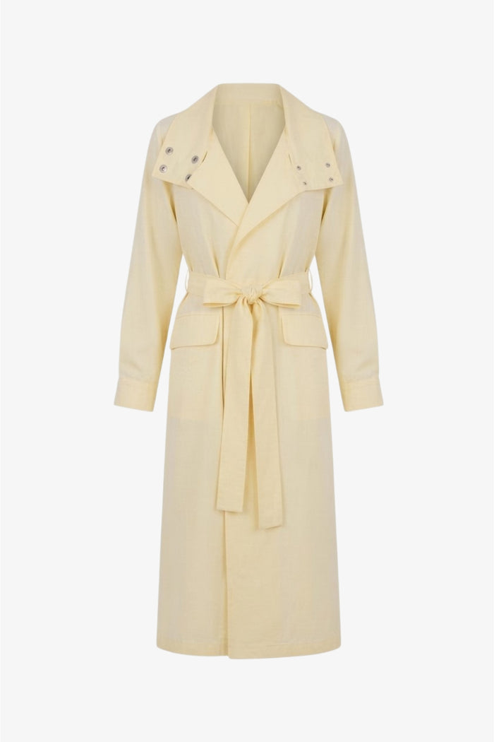 Coat-Style Belted Cardigan