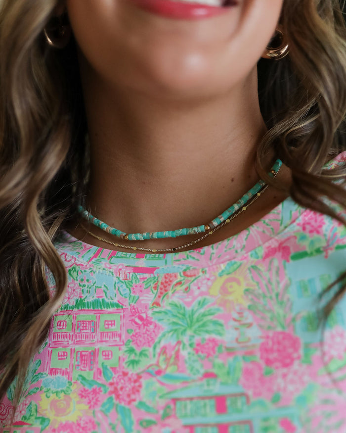 Color Me Happy Necklace - Turqouise