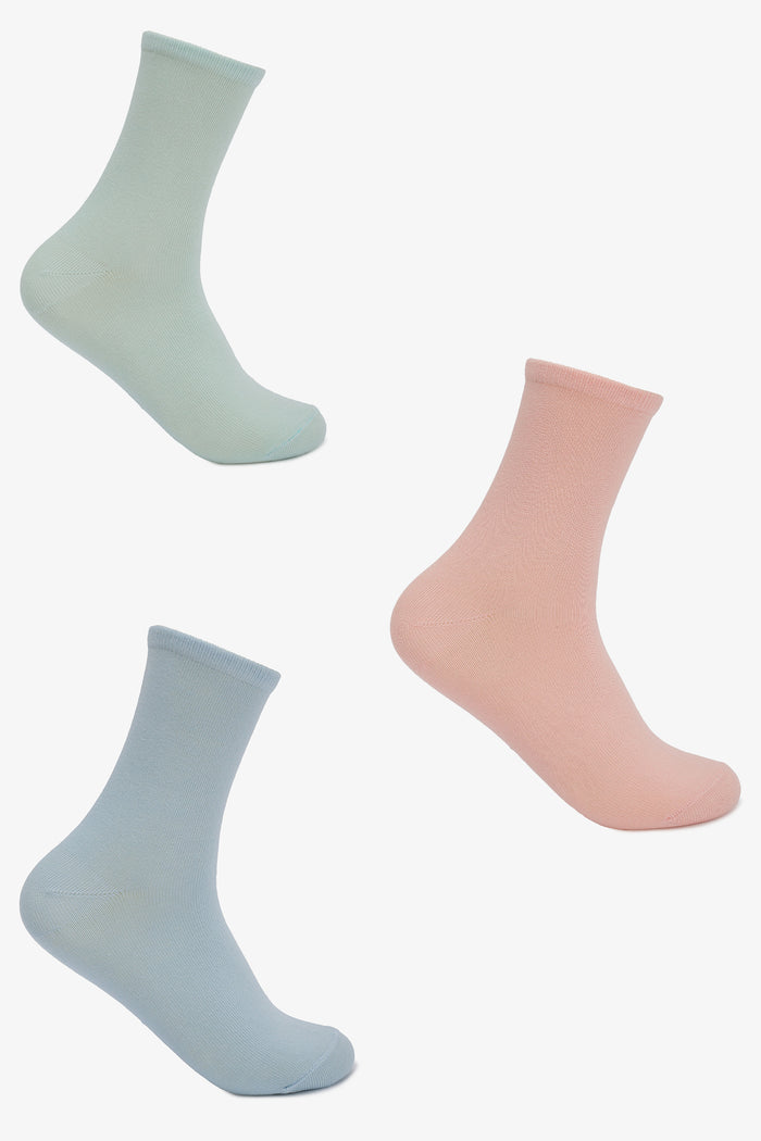 Colored Long Socks - 3 Pairs